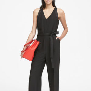 BR  V-Neck Jumpsuit
